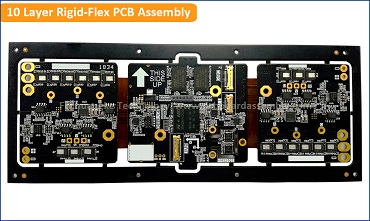 10-Layer-Rigid-Flex-PCB-Assembly-for-UAV