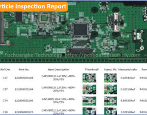 SMT PCB PCBA First Article Inspection (FAI) Report